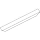 GEZE OL320 gér takaróprofil RWA100NT-hez hossz 3000 mm alu fehér RAL 9016