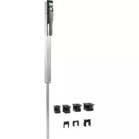   Integrált csapszeges kapuletűző SUBY retesz 100mm magasságállítás alu RAL9005