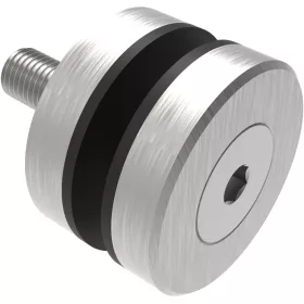   Üveglap ponttartó 8-18 mm-es üveghez láth. csavarozva ? 40 mm nemesacél V2A