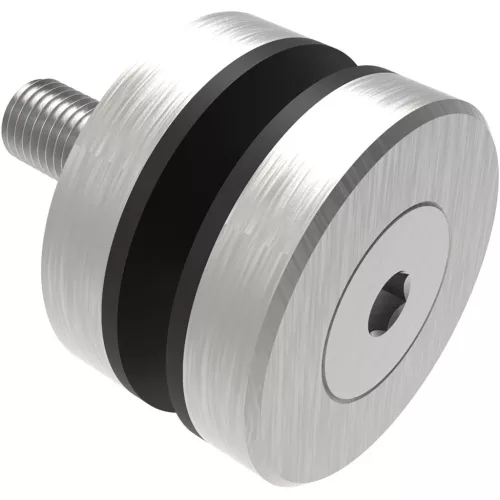 Üveglap ponttartó 8-18 mm-es üveghez láth. csavarozva ? 40 mm nemesacél V2A