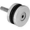 Üveglap ponttartó 8-18 mm-es üveghez láth. csavarozva ? 40 mm nemesacél V2A