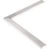 ECONOMY összekötő élvédő profilhoz 200x200 mm üveg 16-1752 mm nemesacél
