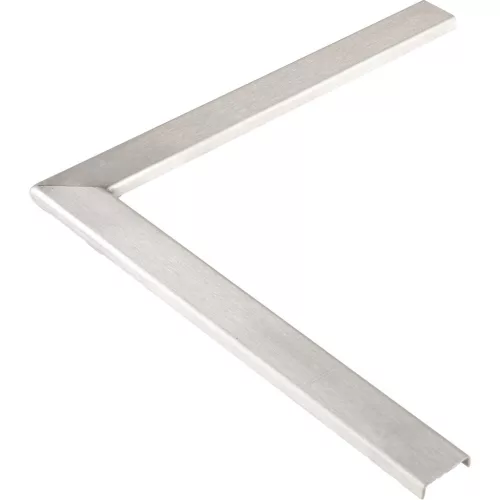 ECONOMY összekötő élvédő profilhoz 200x200 mm üveg 16-1752 mm nemesacél