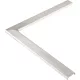 ECONOMY összekötő élvédő profilhoz 200x200 mm üveg 16-1752 mm nemesacél