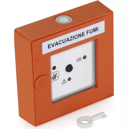 COMUNELLO RWA tűzkapcsoló AF 220 VdS 24 V felületre sz. műanyag narancs RAL 2011