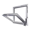 GEZE RWA 100 NT E250NT-vel löket 200 mm alumínium ezüst eloxált