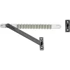 GEZE RWA 100 NT E250NT-vel löket 300 mm alumínium ezüst eloxált