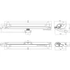 COMUNELLO láncmotor LIWIN L25 230V löket 200250380 mm fehér RAL9010