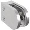 ECONOMY üvegbilincs szerelv. kerek csőhöz 424mm kerek nemesacél csiszolt V4A