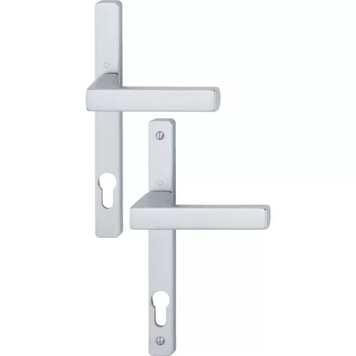 HOPPE TOULON biztonsági kilincsgarnitúra PZ92 77-82 mm F1 ezüst