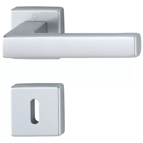 HOPPE TOULON rozettás kilincsgarnitúra 37-42 mm ezüst eloxált BB