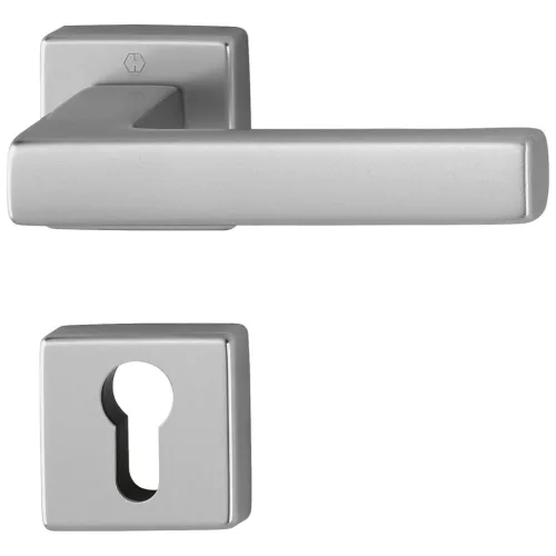 HOPPE TOULON rozettás kilincsgarnitúra 67-72 mm acél eloxált PZ