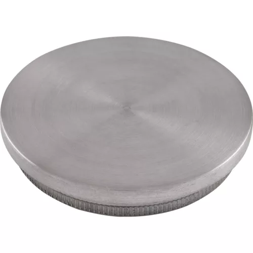ECONOMY recézett sapka lapos tömör ? 424 x 20 mm csiszolt nemesacél V2A