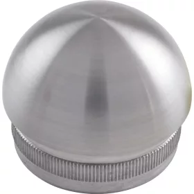   ECONOMY recés sapka félkör. üreges cső ? 424 x 2 mm nemesacél polír. V2A