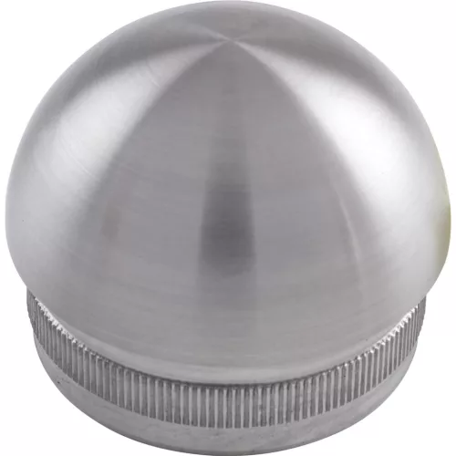 ECONOMY recés sapka félkör. üreges cső ? 424 x 2 mm nemesacél polír. V2A