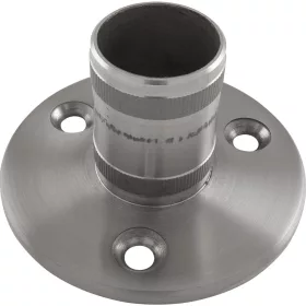   ECONOMY belső tartóvas ? 424 x 20 mm-es csőhöz nemesacél csiszolt V2A