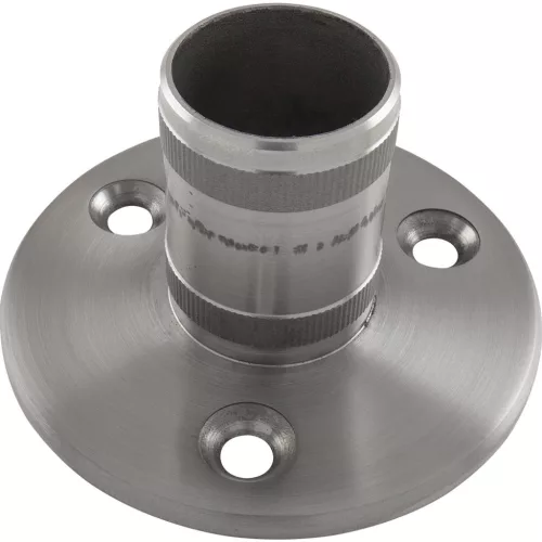 ECONOMY belső tartóvas ? 424 x 20 mm-es csőhöz nemesacél csiszolt V2A