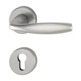 HOPPE NEW YORK rozettás kilincsgarnitúra acél PZ