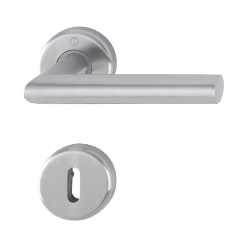 HOPPE UTRECHT rozettás kilincsgarnitúra nemesacél matt BB