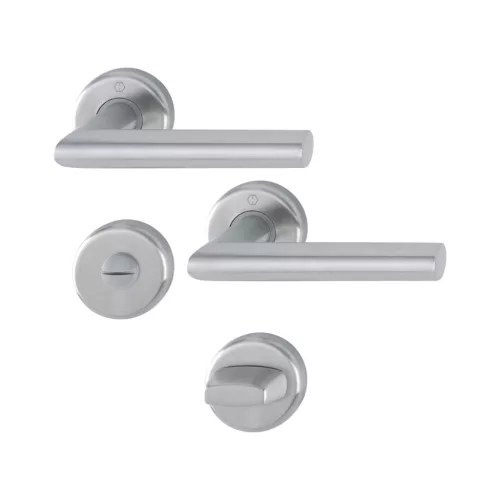 HOPPE UTRECHT rozettás kilincsgarnitúra nemesacél matt WC