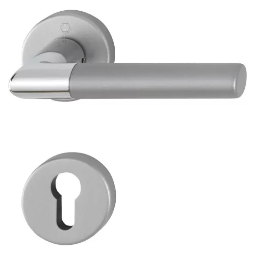 HOPPE LECCE rozettás kilincsgarnitúra alumínium PZ