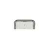 Átbeszélő ablak 17-24 mm üvegvastagsághoz 300 x 152 mm világosszürke műanyag