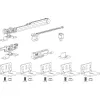 TERNO vasalat szett Classic Fluid 70/Basic Komfort fa 80 futósín nélkül