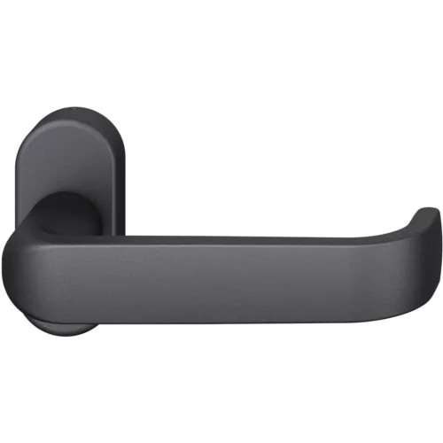 FSB tűzgátló keretajtó kilincs 9 1268 állószárny ovális rozetta alu fekete