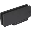 DORMA-Glas alsó sarokvasalat Universal Motion NG33rögzítővelfekete RAL9005