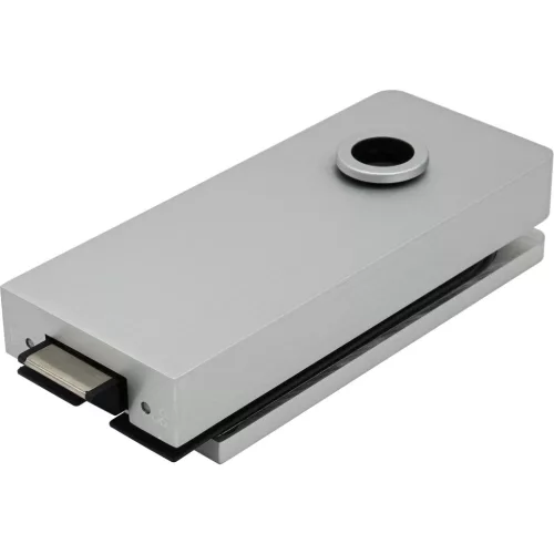 Zár Studio 1121 nem zárható 8 mm üveg alu ezüst eloxált (10.150)