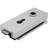 Zár Studio 1121 PZ váltóval 8 mm üveg alu ezüst eloxált (10.148)