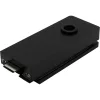 Zár Studio 1121 nem zárható üveg 8 mm alu fekete RAL 9005 (10.150)