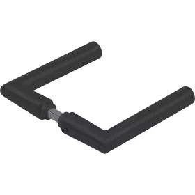   DORMA-Glas kilincspár 52.330 L alakú 8 mm fekete matt RAL 9005
