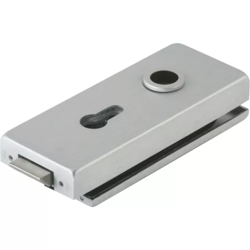 Zár Studio Classic PZ váltóval üveg 8 mm ezüst eloxált (10.003)