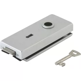   Zár Studio Classic BB 2 kulccsal üveg 8 mm ezüst eloxált (10.004)