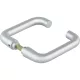 DORMA-Glas kilincspár 10.301 8 mm ezüst eloxált