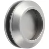 KWS tolóajtókagyló pár 5250 kerek üvegvastagság 8 - 13 mm alu ezüst eloxált