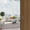 kagylófogantyú szögletes 120x65mm öntapadós alumínium ezüst eloxált