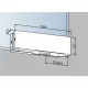 DORMA-Glas alsó sarokvasalat PT 10 üveg 10 mm rozsdamentes (03.100)