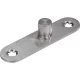 DORMA-Glas csap PT 24 ? 15 mm felcsavarozható füllel ezüst eloxált (01.123)