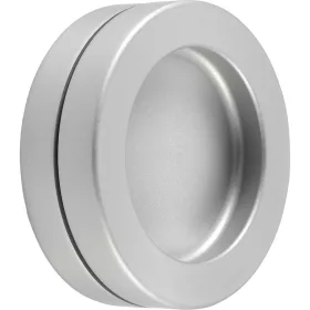   Tolóajtókagyló pár öntapadó ? 65mm alumínium ezüst eloxált