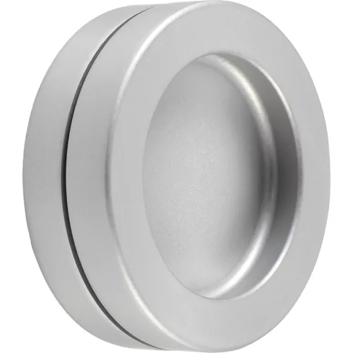 Tolóajtókagyló pár öntapadó ? 65mm alumínium ezüst eloxált