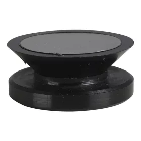   Üveg ponttartó Mini 20 mm 6 - 8 mm üveghez fekete műanyag/ rozsdamentes sapka
