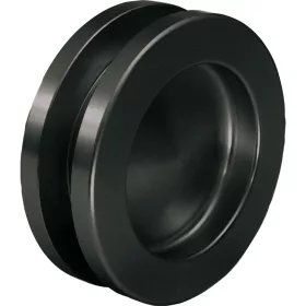   Kagylófogantyú pár kerek ? 65mm ajtóvast 8-10 / 38-45mm alumínium fekete matt