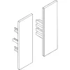 DORMA-GLAS Muto 80 fedlapok oldalsó panel profil alumínium ezüst eloxálva
