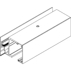  DORMA üveg Muto 150 oldalprofil méretre vágva üveg 8-135 mm alu ezüst eloxált
