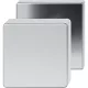 FSB ajtógomb 23 811 3500 50 x 50 mm rozsdamentes acél matt