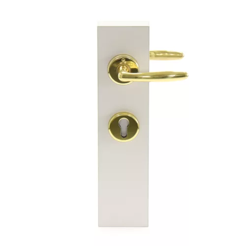 HOPPE ROISSY rozettás kilincsgarnitúra réz polírozott PZ