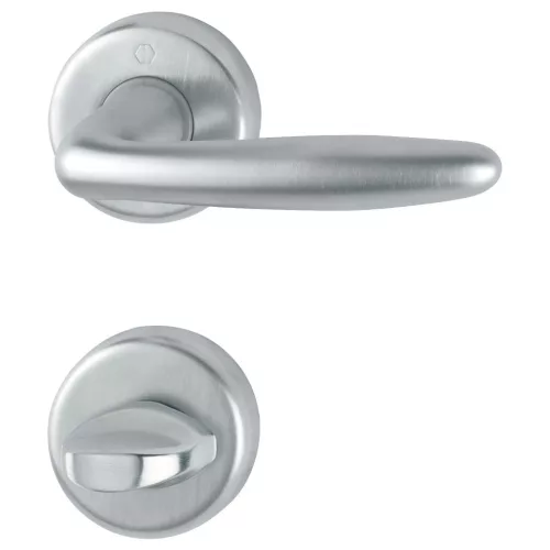 HOPPE ROISSY rozettás kilincsgarnitúra sárgaréz matt WC