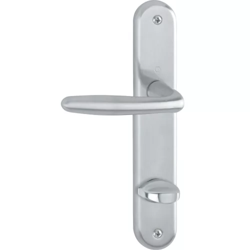 HOPPE ROISSY Hosszúpajzsos Kilincsgarnitúra WC90  matt sárgaréz balos